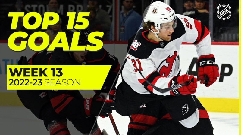 Top 15 des plus beaux buts de la semaine écoulée en NHL