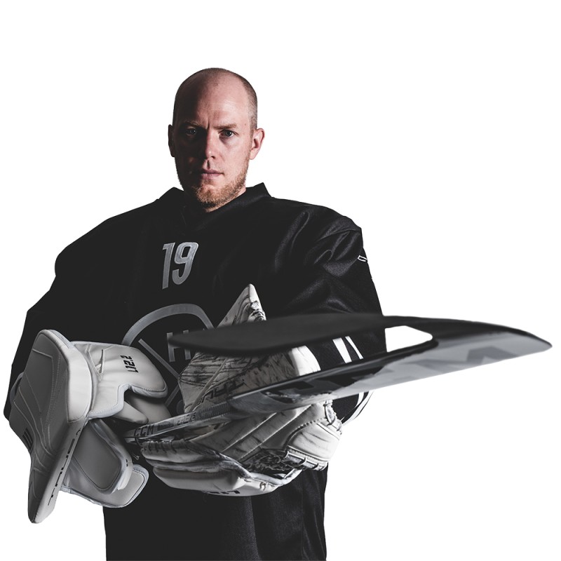 Le masque du Luganais Mikko Koskinen dans les détails