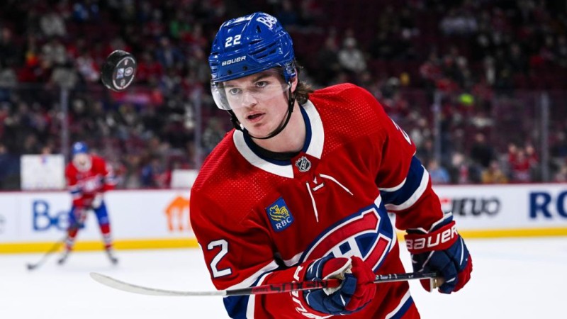 Montréal perd Cole Caufield pour le reste de la saison