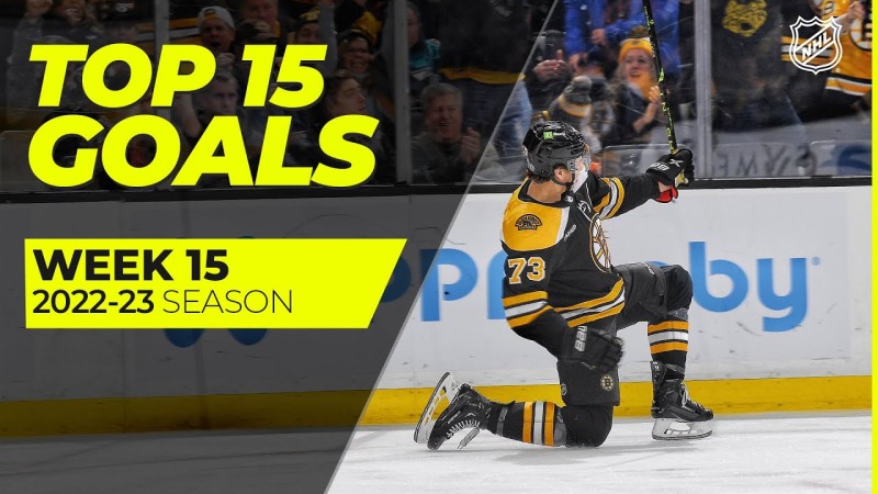 Top 15 des plus beaux buts de la semaine écoulée en NHL