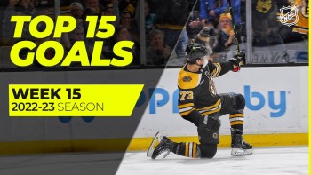 Top 15 des plus beaux buts de la semaine écoulée en NHL