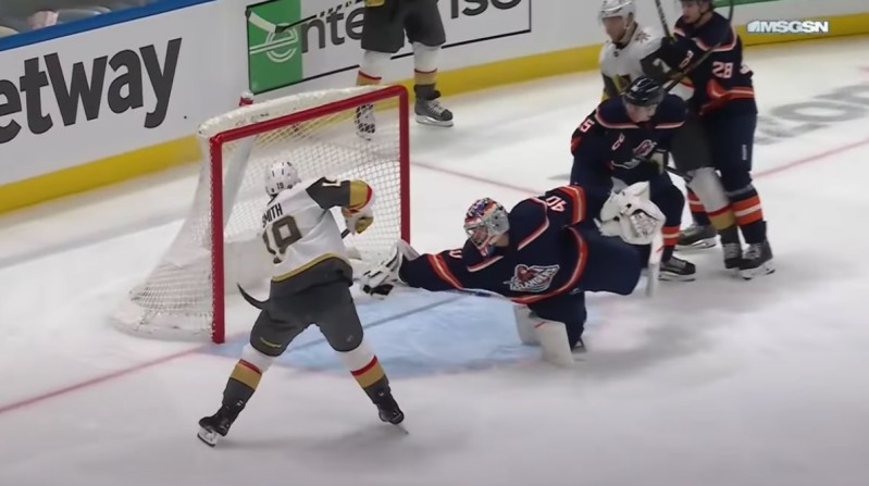 Un arrêt tout en décontraction pour Semyon Varlamov