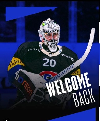 Reto Berra fait son retour ce soir pour palier la blessure de Connor Hughes