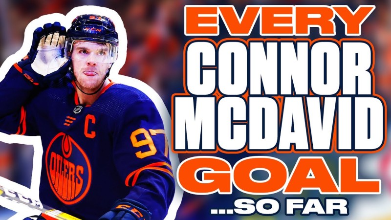 Tous les buts de Connor McDavid cette saison