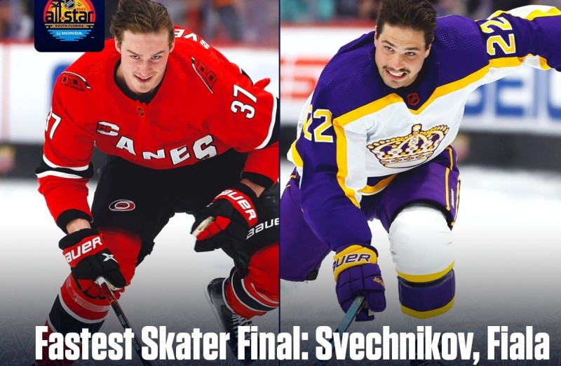 A revoir : la finale du patineur le plus rapide entre Kevin Fiala et Andrei Svechnikov