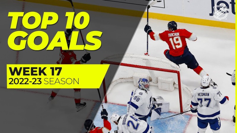 Les 10 plus beaux buts de la dernière semaine de NHL