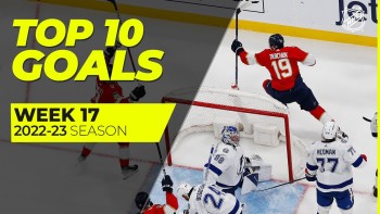 Les 10 plus beaux buts de la dernière semaine de NHL