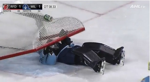 Un gardien qui en fait peut-être un peu trop dans sa célébration