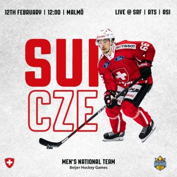 Formation des équipes pour le match Suisse vs Tchèquie