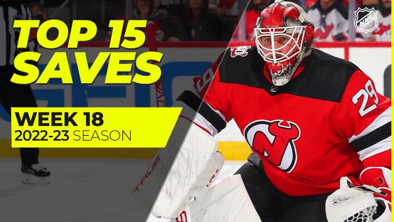 Top 15 des plus beaux arrêts de la semaine écoulée en NHL