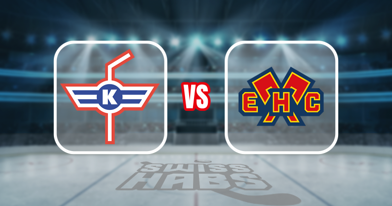 Formation des équipes et joueurs indisponibles pour le match Kloten vs  Bienne