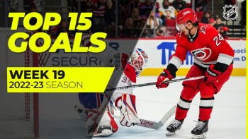 Top 15 des plus beaux buts de la semaine écoulée en NHL
