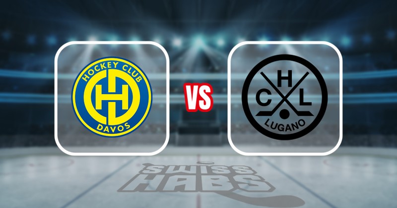 Formation des équipes et joueurs indisponibles pour le match Davos vs Lugano