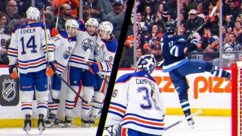 A voir : 7 buts en un tiers entre les Jets et les Oilers