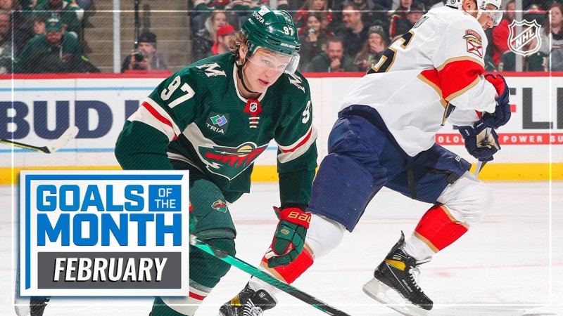 Les plus beaux buts du mois passé en NHL