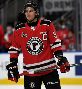 Théo Rochette inscrit son nom dans l'histoire des Remparts de Québec