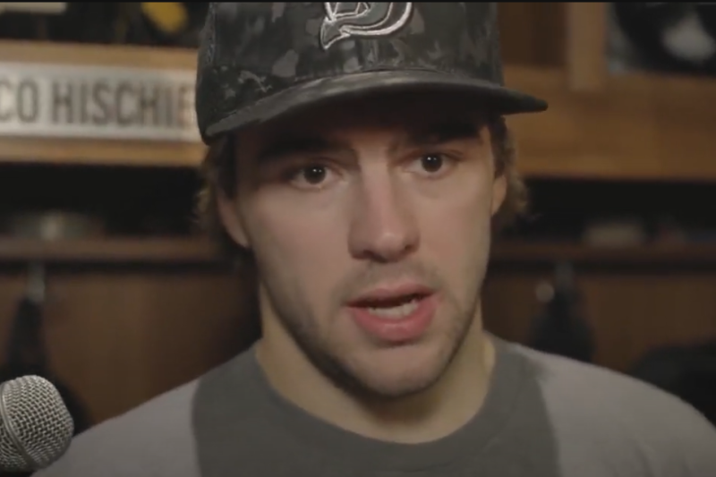 Interviews de Nico Hischier et Jonas Siegenthaler après cette difficile soirée