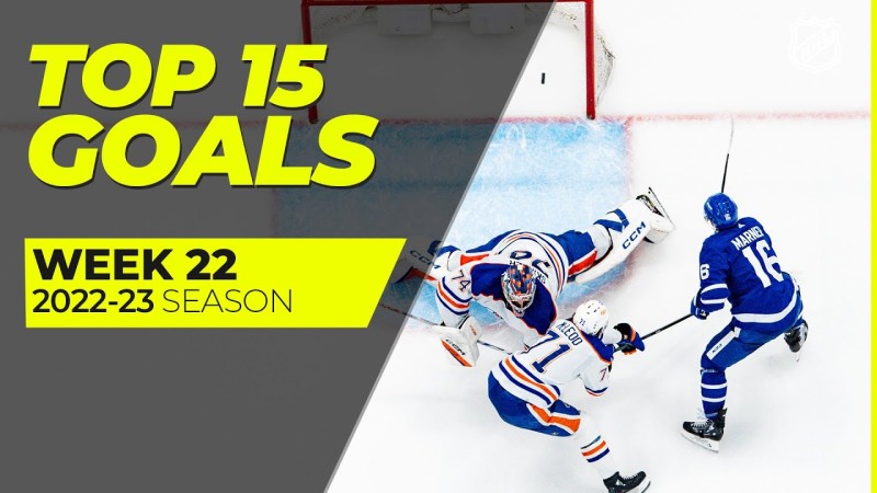 Top 15 des plus beaux buts de la semaine écoulée en NHL
