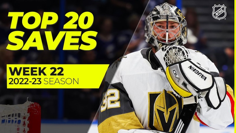 Top 20 des plus beaux arrêts de la semaine écoulée en NHL