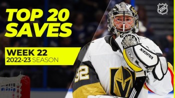 Top 20 des plus beaux arrêts de la semaine écoulée en NHL