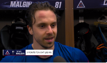 Denis Malgin s'exprime après sa prolifique nuit