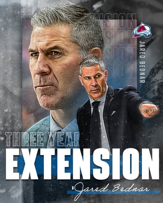 Jared Bednar prolonge à la tête de l'Avalanche