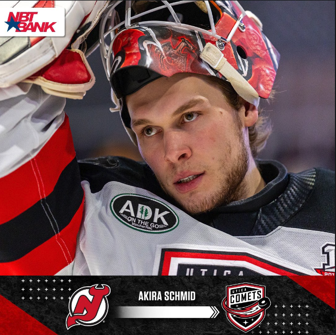 Akira Schmid terminera la saison en AHL