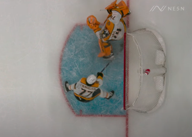 Une intervention défensive parfaite pour Luke Evangelista