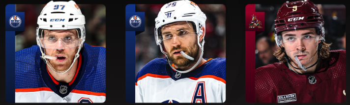 Les trois étoiles du mois de mars en NHL