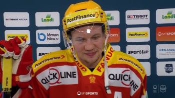 Toni Rajala: "Nos quatre lignes ont très bien joué"