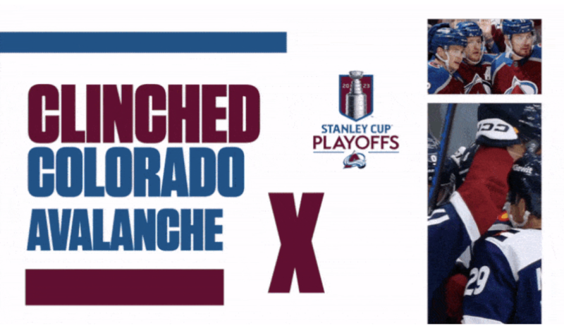 L'Avalanche s'assure une place en playoffs pour défendre son titre