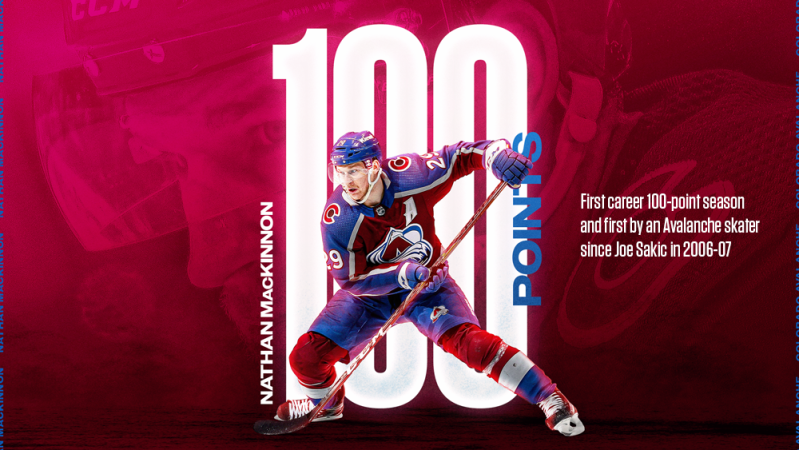 De sacrés chiffres pour Nathan MacKinnon