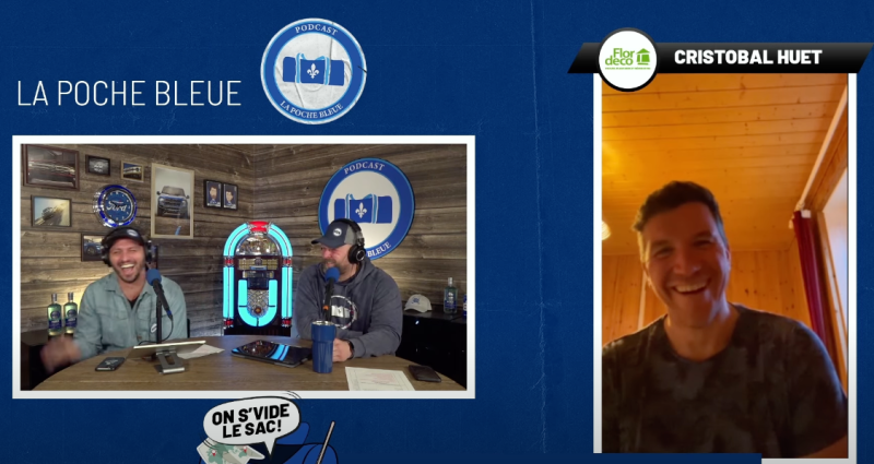 Cristobal Huet invité de Guillaume Latendresse et Maxim Lapierre pour une interview bien délire