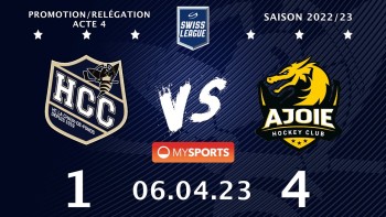 Résumé vidéo du match La Chaux-de-Fonds vs Ajoie