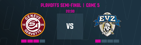 Formation des équipes et joueurs indisponibles pour le match Genève vs Zoug