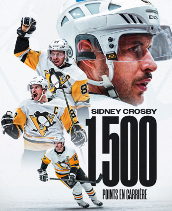 Sidney Crosby a atteint plusieurs marques ce soir