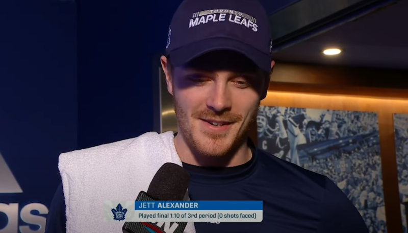 Une soirée dont se souviendra le gardien réserve Jett Alexander