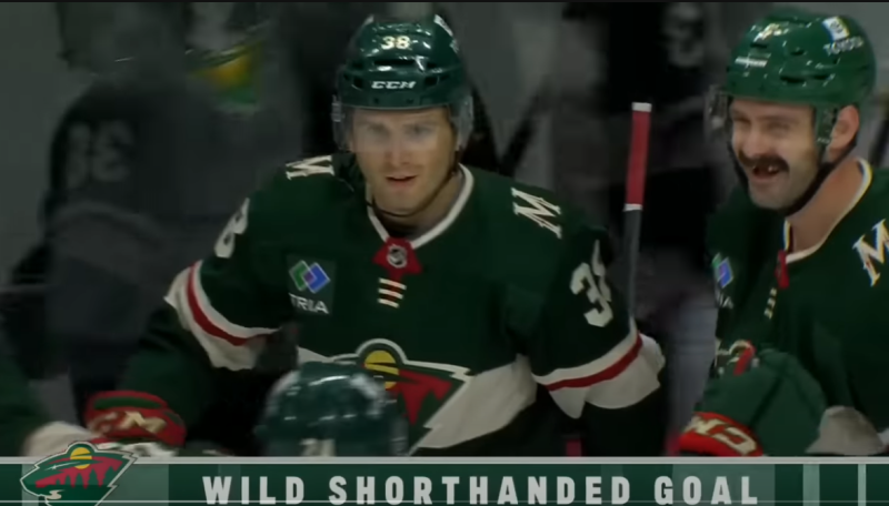 Le Wild marque deux fois en 20 secondes en infériorité numérique