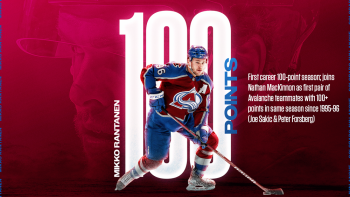 Mikko Rantanen rejoint Nathan MacKinnon dans une saison à 100 points