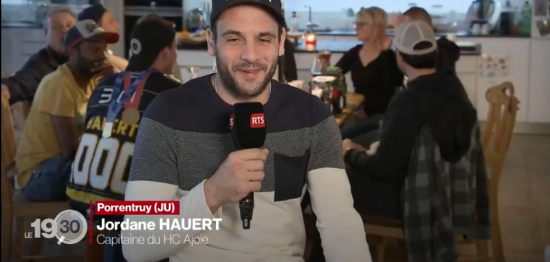 Jordane Hauert à l'interview