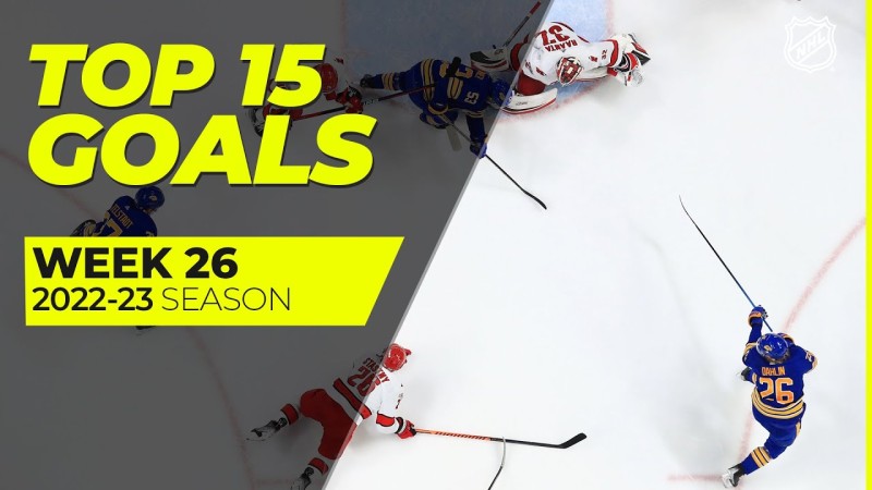 Top 15 des plus beaux buts de la semaine écoulée en NHL