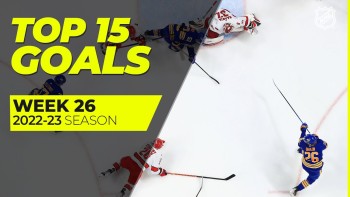 Top 15 des plus beaux buts de la semaine écoulée en NHL