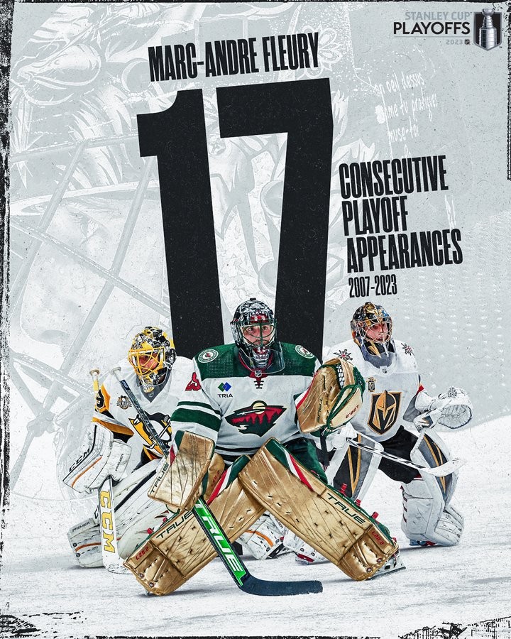 Une sacrée marque atteinte par Marc-Andre Fleury