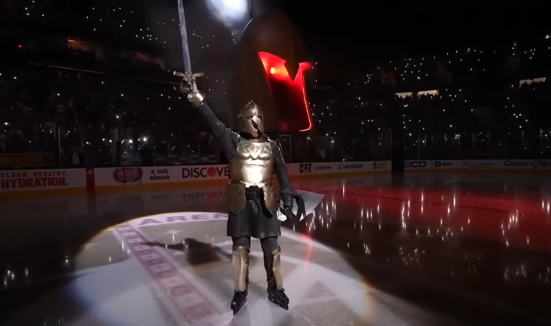 Le show d'avant-match des Golden Knights