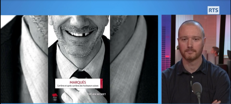 Orlan Moret, sociologue du sport et ex-hockeyeur présente son nouveau livre