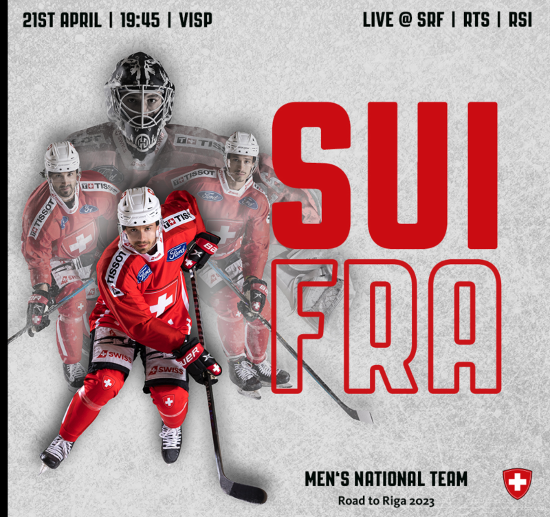 Formation des équipes pour le match Suisse vs France