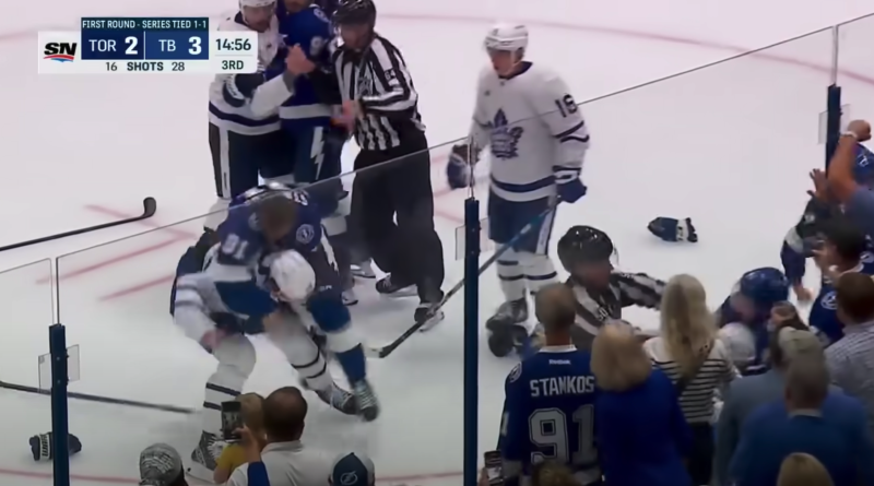 Un combat de superstars peu usuel : Matthews vs Stamkos