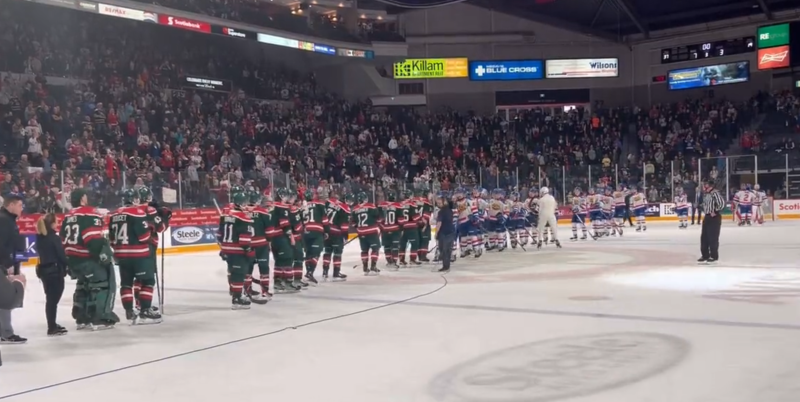 Attilio Biasca et les Moosheads éliminent les Wildcats