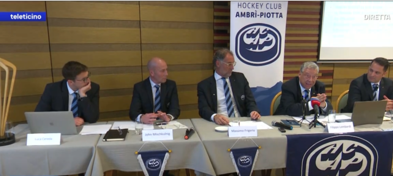 Ambri : des comptes sains, Paolo Duca et Luca Cereda confirmés à leur poste