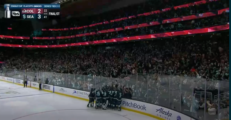 Le Kraken revient à égalité avec le champion en titre